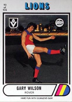 1976 Scanlens VFL #93 Garry Wilson Front
